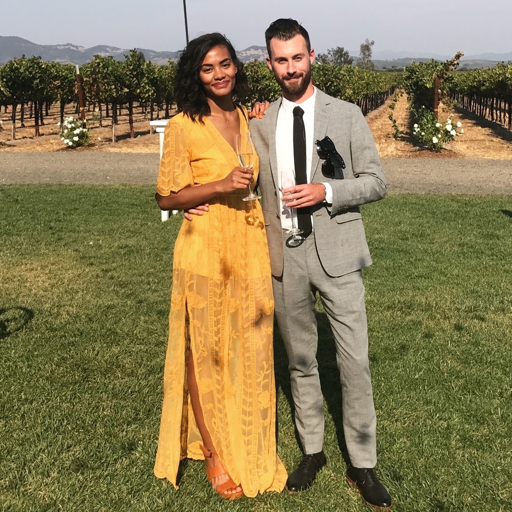 Beautiful yellow sun dress